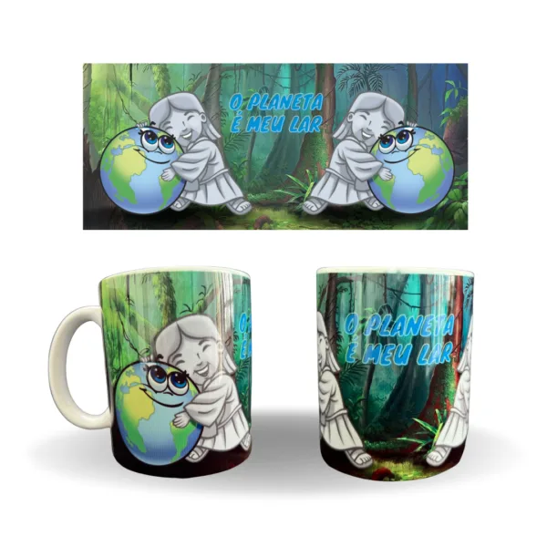 Caneca Mimo Redentor - O Planeta é meu Lar